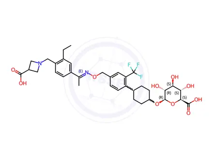 Chemical structure of Siponimod Metabolite M3