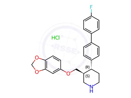 Chemical structure of Paroxetine Impurity J