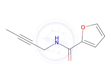 Chemical structure of N-(But-2-yn-1-yl)furan-2-carboxamide