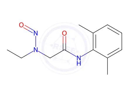 Chemical structure of N-Nitroso Lidocaine EP Impurity D