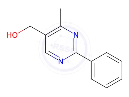 Chemical structure of (4-methyl-2-phenyl-5-pyrimidinyl)methanol