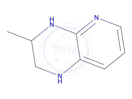 Chemical structure of 3-methyl-1H,2H,3H,4H-pyrido[2,3-b]pyrazine