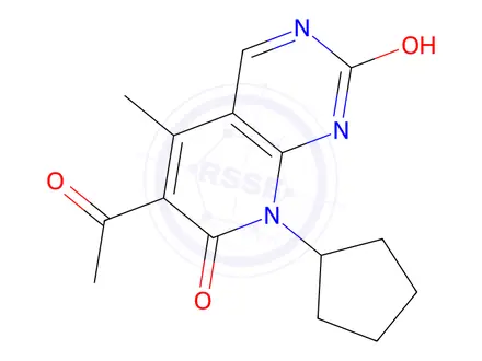 Chemical structure of Palbociclib Impurity 256