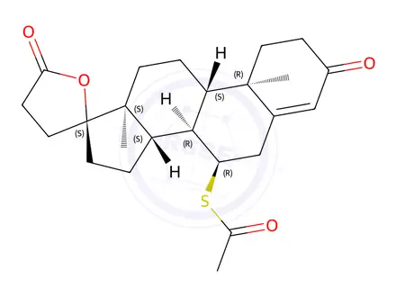 Chemical structure of Spironolactone Impurity 21