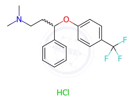 Chemical structure of Fluoxetine Dimethyl Amine Impurity