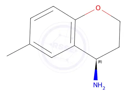 Chemical structure of (R)-6-Methylchroman-4-amine hydrochloride