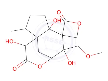 Chemical structure of veranisatin A