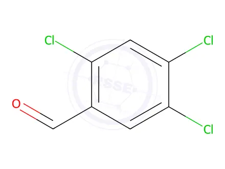 Chemical structure of 2,4,5-trichlorobenzaldehyde