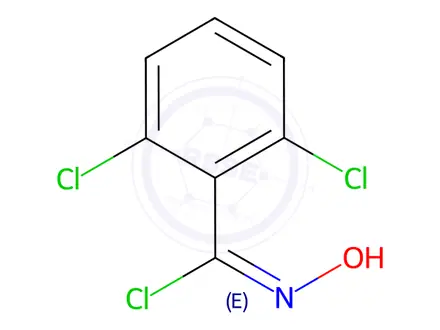 Chemical structure of (E)-2,6-dichlorobenzoyl chloride oxime