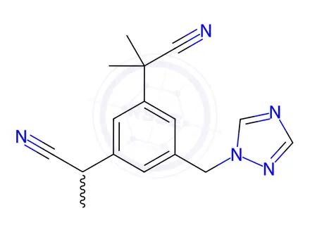 Chemical structure of Anastrozole EP Impurity A