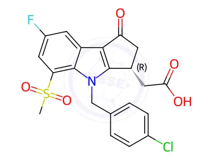 Chemical structure of Laropiprant Impurity 41