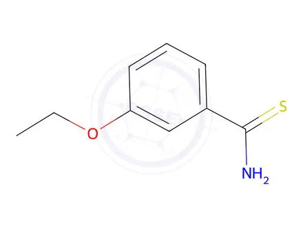Chemical structure of 3-ethoxybenzenecarbothioamide