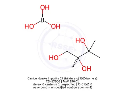Chemical structure of Garenoxacin Mesylate (S) Isomer