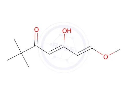 Chemical structure of (1E,4Z)-5-Hydroxy-1-methoxy-6,6-dimethylhepta-1,4-dien-3-one