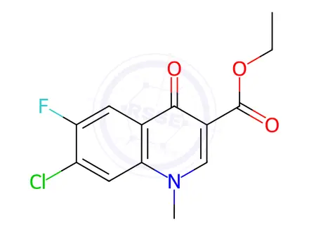 Chemical structure of Norfloxacin Impurity 29