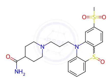 Chemical structure of Metopimazine Impurity 2 (Metopimazine Sulfoxide)