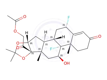 Chemical structure of Fluocinolone Acetonide Impurity 23