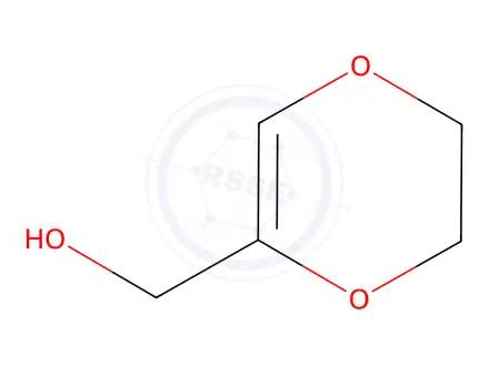 Chemical structure of (5,6-dihydro-1,4-dioxin-2-yl)methanol