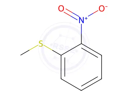 Chemical structure of 2-NITROTHIOANISOLE