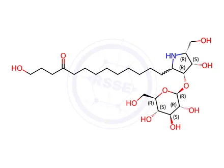 Chemical structure of Broussonetine A