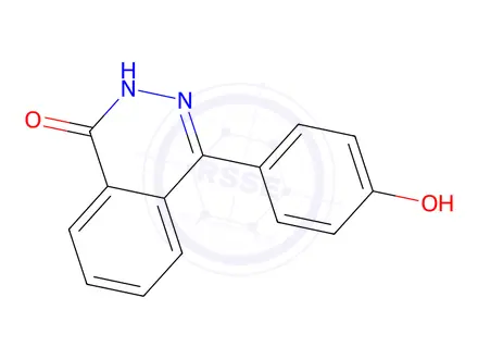 Chemical structure of 4-(4-Hydroxyphenyl)-1,2-dihydrophthalazin-1-one