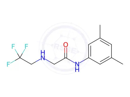 Chemical structure of n-(3,5-Dimethylphenyl)-2-((2,2,2-trifluoroethyl)amino)acetamide