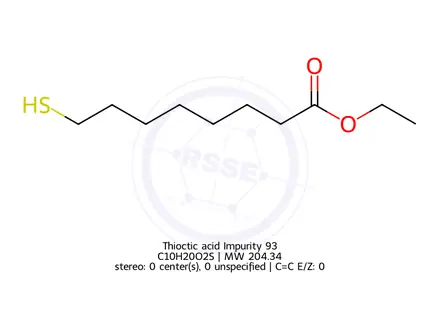 Chemical structure of Thioctic acid Impurity 171