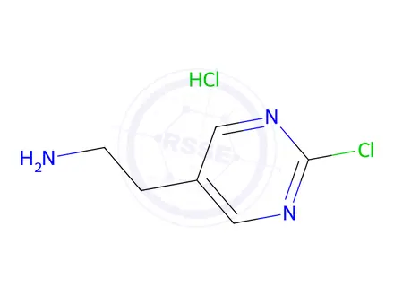 Chemical structure of 2-(2-Chloropyrimidin-5-yl)ethan-1-amine hydrochloride