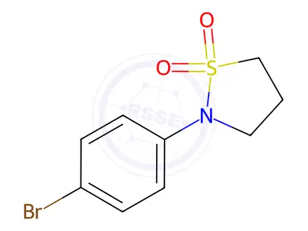 Chemical structure of N-(4-Bromophenyl)-1,3-propanesultam