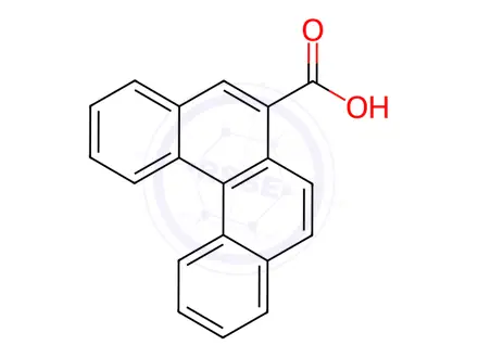 Chemical structure of Benzo(c)phenanthrene-6-carboxylic acid