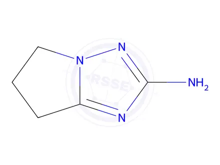 Chemical structure of 6,7-Dihydro-5H-pyrrolo[1,2-b][1,2,4]triazol-2-amine