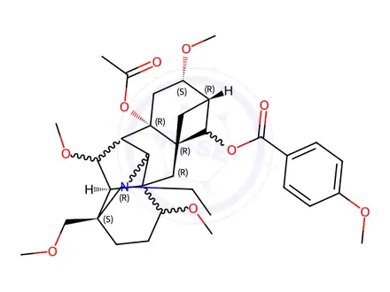 Chemical structure of Foresaconitine