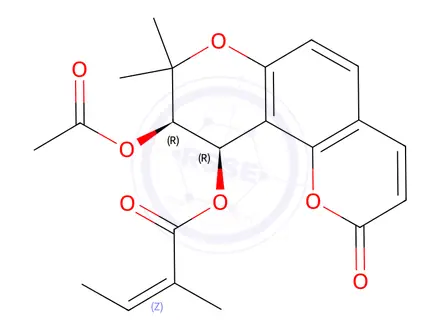 Chemical structure of Pteryxin