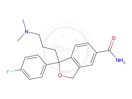 Chemical structure of Citalopram EP Impurity A