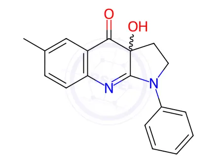 Chemical structure of (+/-)-Blebbistatin
