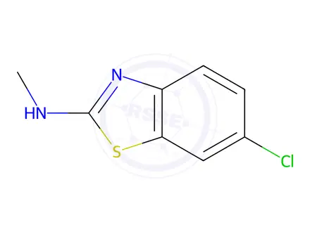 Chemical structure of 6-Chloro-N-methyl-2-benzothiazolamine