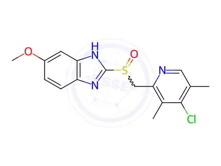 Chemical structure of Esomeprazole Impurity J