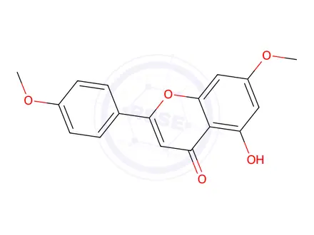 Chemical structure of 7,4'-Di-O-methylapigenin