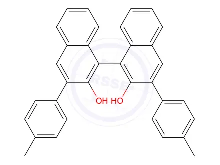 Chemical structure of (R)-3,3'-Bis(4-methylphenyl)-1,1'-bi-2-naphthol