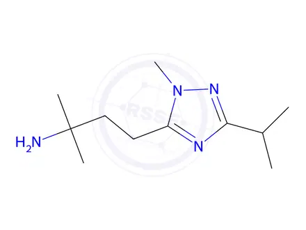 Chemical structure of 4-(3-Isopropyl-1-methyl-1h-1,2,4-triazol-5-yl)-2-methylbutan-2-amine