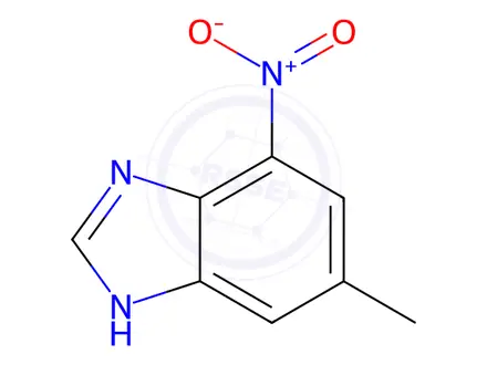 Chemical structure of 6-Methyl-4-nitro-1H-benzo[d]imidazole