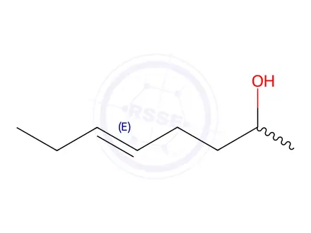 Chemical structure of (E)-5-Octen-2-ol