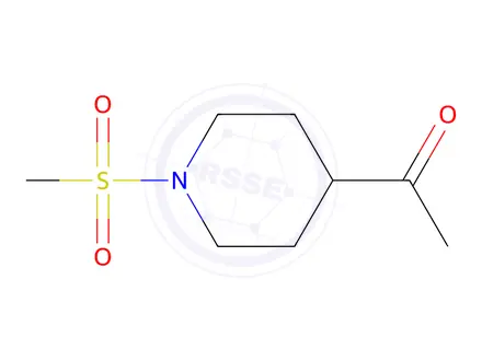 Chemical structure of 1-(1-METHANESULFONYLPIPERIDIN-4-YL)ETHAN-1-ONE