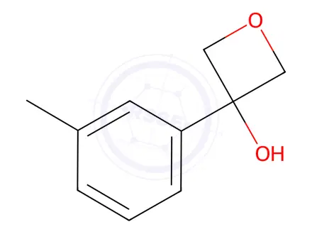 Chemical structure of 3-Oxetanol, 3-(3-methylphenyl)-