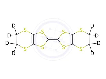 Chemical structure of Bis(ethylenedithio)tetrathiafulvalene-d8