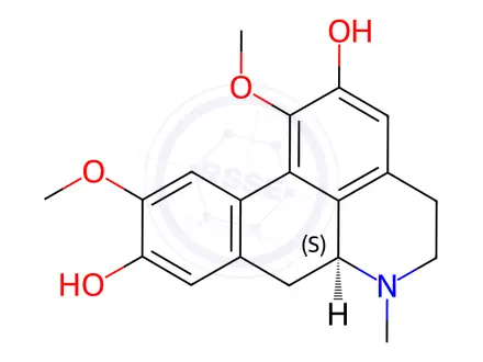 Chemical structure of boldine