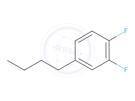 Chemical structure of 4-Butyl-1,2-difluorobenzene