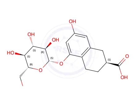 Chemical structure of aceratioside