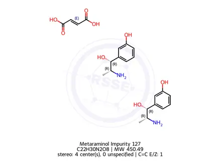 Chemical structure of Metaraminol Impurity 127