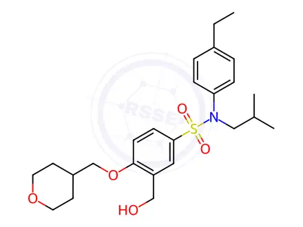 Chemical structure of GSK 2981278
